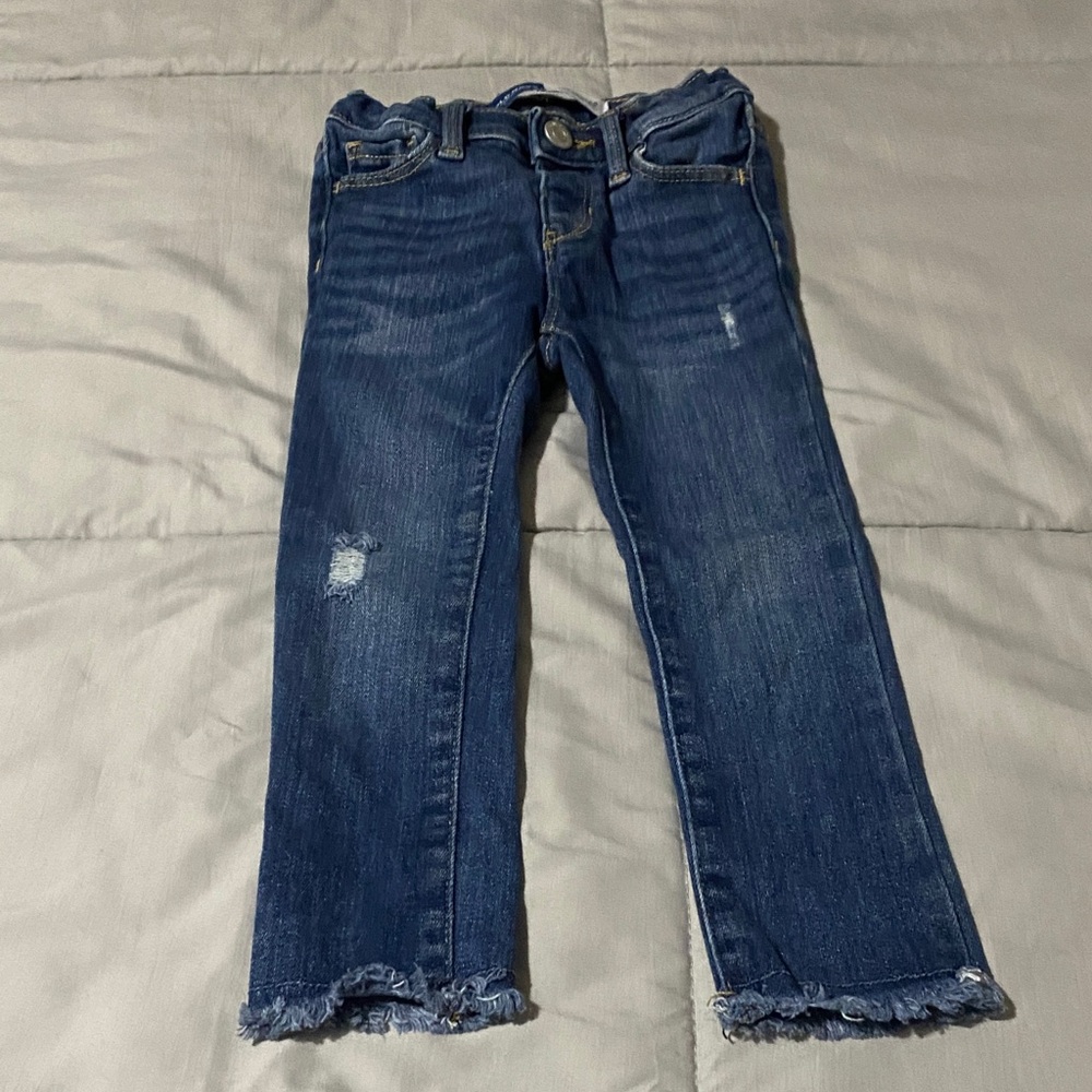 Old Navy Dark Blue Kids Jeans with Distressed Details